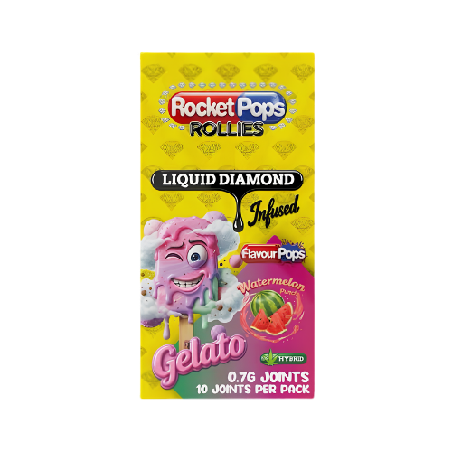 Rocket Pops Rollies - Liquid Diamond Infused Gelato (Hybrid)